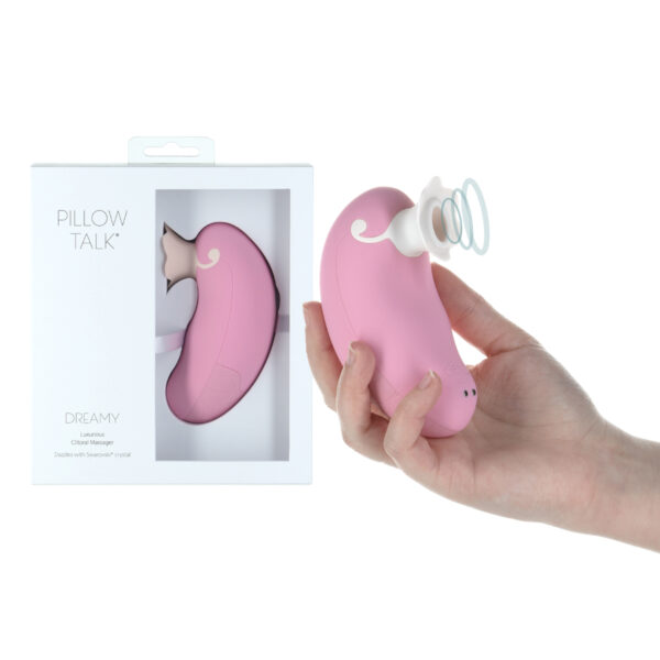 BMS Pillow Talk Dreamy Air Clitoral Stimulator Pink 26316PINK 677613263162 Multiview