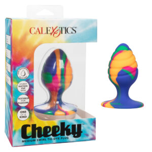 Calexotics Cheeky Swirl Tie Dye Plug Medium Multicoloured SE 0439 10 3 716770101532 Multiview