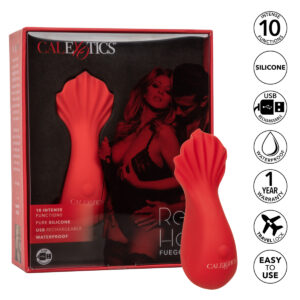 Calexotics Red Hot Fuego Rechargeable Clitoral Vibrator Red SE 4408 60 3 716770099099 Info Multiview