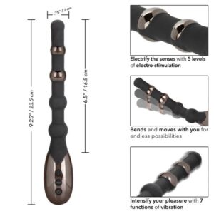 Calexotics VOLT Electro Beads Flexible E Stimulation Anal Beads Black SE 4310 50 3 716770098757 Info Detail