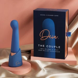 Deia The Couple G Spot and Clitoral Vibrator Blue Rose Gold DA6723 843445030702 Art Multiview