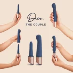 Deia The Couple G Spot and Clitoral Vibrator Blue Rose Gold DA6723 843445030702 Multi Detail scaled 1