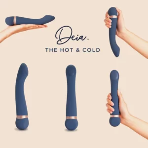 Deia The Hot and Cold Temperature Changing G Spot Vibrator Blue Rose Gold DA6729 843445030856 Multi Detail scaled 1