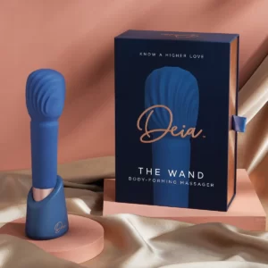 Deia The Wand Wand Vibrator Blue Rose Gold DA6724 843445030757 Art Multiview