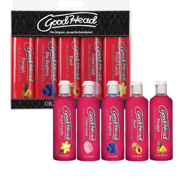 Doc Johnson Goodhead Oral Delight Gel 5 Pack 5x1oz 1361 70 BX 782421081676 Multiview