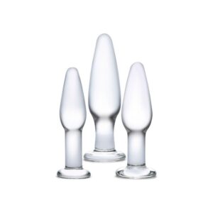 Electric Novelties Glas 3 PC Anal Set Glass Anal Training Set GLAS SET 02 4890808219294 Detail