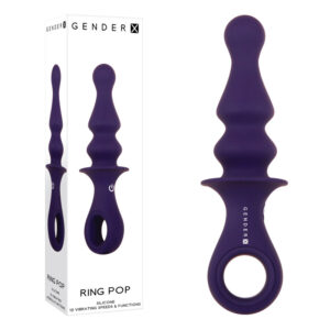 Gender X Ring Pop Anal Vibrator Purple GX RS 9383 2 844477019383 Multiview