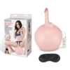 Lux Fetish Inflatable Sex Ball with Vibrating Realistic Dildo Light Flesh LF5313 4890808245514 Multiview