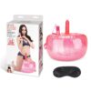 Lux Fetish Inflatable Sex Chair with Vibrating Dildo Pink LF5312 4890808245507 Multiview