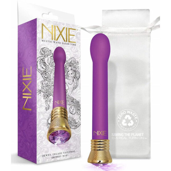 Nixie Jewel Satin Bulb Vibe Vibrator Amethyst 1000300 850010096209 Multiview