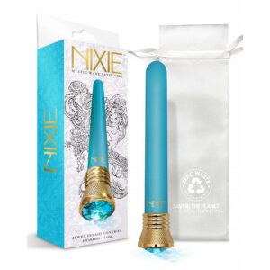 Nixie Jewel Satin Classic Vibe Vibrator Aquamarine 1000306 850010096186 Multiview