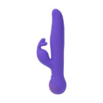 BMS Factory Swan Touch Trio Touch Control Rabbit Vibrator Purple 3 95015 677613395054 Front Detail