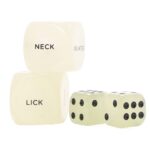 Bodywand Glow in the Dark Card Game 7 piece vibrator kit game BW507 848416002078 Dice Detail