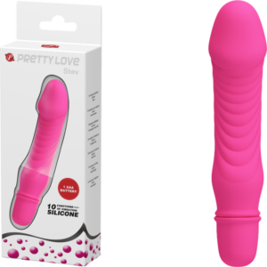 Pretty Love Stev 10 Function Silicone Vibrator Pink Fuchsia BI 014510 2 6959532320084 Multiview