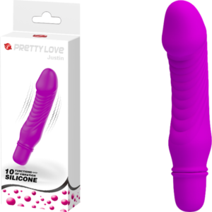 Pretty Love Stev 10 Function Silicone Vibrator Purple BI 014510 6959532320060 Multiview