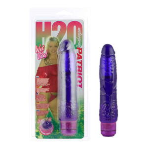 Seven Creations H2O H20 Patriot Wet VIbe Vibrator Purple 90300400TPU1 CS 4897042500478 Multiview