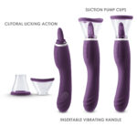 NS Novelties INYA Triple Delight Vibrator Suction Clitoral Flicker Purple NSN 0552 25 657447104411 Info Detail