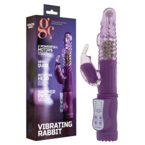 Shots Toys GC Vibrating Rabbit Rabbit Vibrator Purple GC001PUR 8714273301154 Multiview