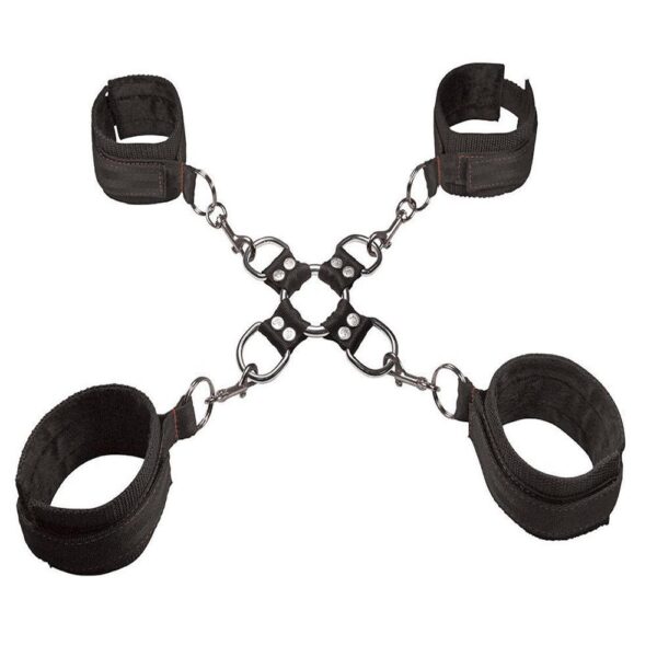 Sportsheets Manbound 5 Piece Hog Tie and Cuff Set SS95006 646709950064 Detail