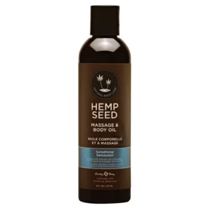 Earthly Body Hemp Seed Massage Oil Sunsational Scented 237ml MAS046 810040290565 Detail