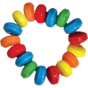 Hott Products Hard Candy Cock Ring Edible Cock Ring Rainbow HP 2990 818631029907 Detail