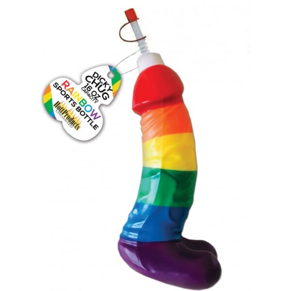 Hott Products Pride Penis Water Bottle 16oz 473ml 3264 818631032648 Detail