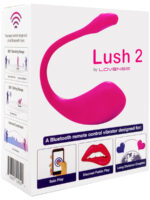 Lovense Lush 2 Smartphone App Egg Vibrator Pink 0728360599544 Boxview