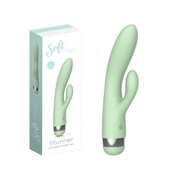 Playful Soft Stunner Rabbit Vibrator Mint Green OD 8377RV Mint Playful 6925301800019 Multiview