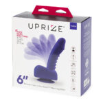 Uprize Autoerect Remote Vibrating Dildo 6 Inch Purple UP 70671 5060020002588 Boxview