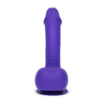 Uprize Autoerect Remote Vibrating Dildo 6 Inch Purple UP 70671 5060020002588 Side Detail