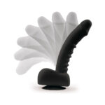 Uprize Autoerect Remote Vibrating Dildo 8 Inch Black UP 70673 5060020002540 Erecting Detail 1