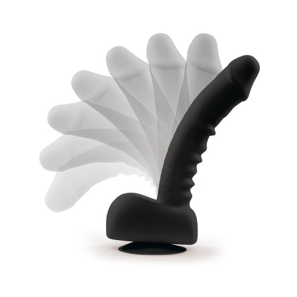 Uprize Autoerect Remote Vibrating Dildo 8 Inch Black UP 70673 5060020002540 Erecting Detail