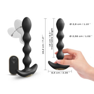 Dorcel Flex Balls Flexible Remote Vibrating Anal Beads Black 6072844 Info Detail