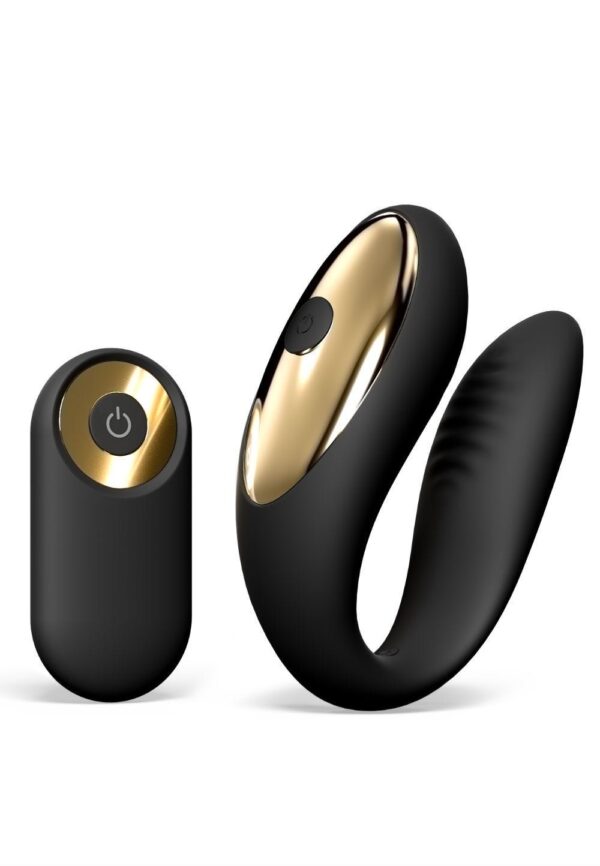 Dorcel Perfect Lover Wireless Remote Couples Vibrator Black Gold 6072370 3700436072370 Detail