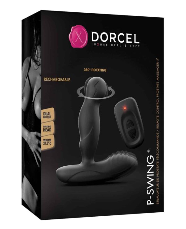 Marc Dorcel P Swing Prostate Massager Black 6072066 3700436072066 Boxview