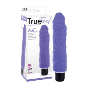 NMC Excellent Power True Feel 6 point 5 inch Dual Density Patriot Penis Vibrator Purple FPBP005A00 022 4897078631931 Multiview