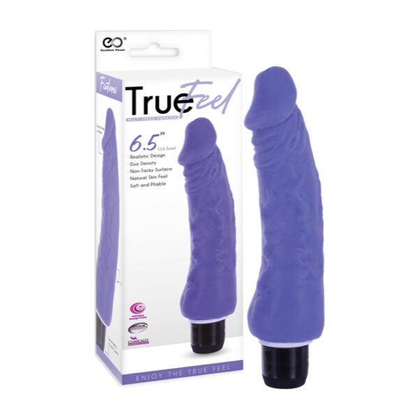 NMC Excellent Power True Feel 6 point 5 inch Dual Density Trojan Penis Vibrator Purple FPBP004A00 022 4897078631894 Multiview