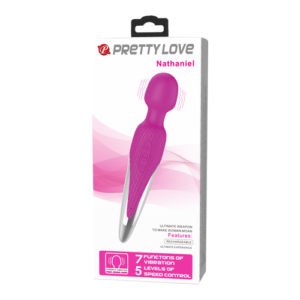 Baile Pretty Love Nathaniel Wand Massager Pink BI 014468 6959532319231 Boxview