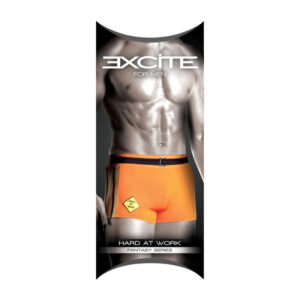 Fantasy Lingerie Xcite for Men Hard at Work Construction theme Brief One Size Orange EF01 811432023327 Boxview