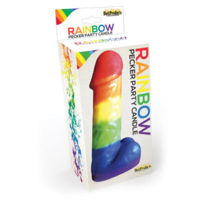 Hott Products Rainbow Pecker Party Candle 7 inch 3144 818631031443 Boxview