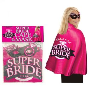 Little Genie Super Bride Cape and Mask Set Pink LGNVC 059 685634102001 Multiview