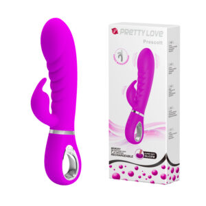 Pretty Love Prescott Rabbit Vibrator Purple BI 014635 6959532322002 Multiview