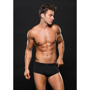 Envy Sport Athletic Fit Trunk With Logo Medium Large Black E058 BLKML 4890808165621 Detail