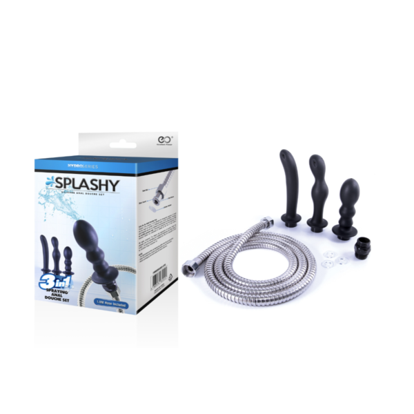 Excellent Power Splashy Silicone Anal Douche and Hose Set FKN009A000 010 4897078631313 Multiview.png