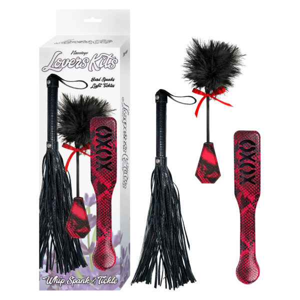 NASS Toys Lovers Kit Whip Spank Tickle Black Red 3096 782631309607 Multiview 1.jpg