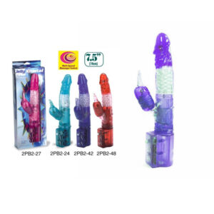 NMC Jelly Krystal Undeniable Rabbit Vibrator Purple 2PB2 42 629165010039 Multiview