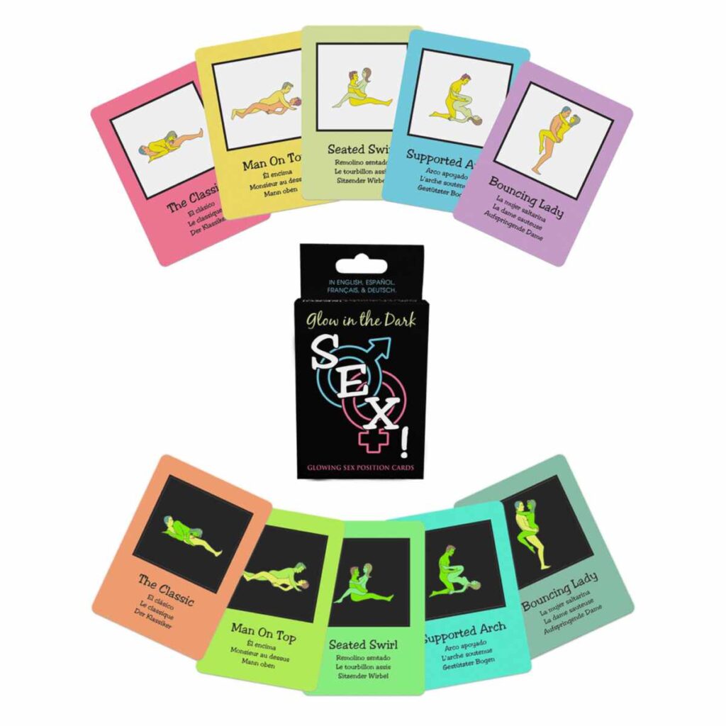 Kheper Games Glow In Dark Sex Positions Card Game Eve S Adult