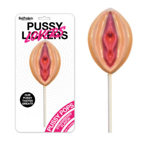 Hott Products Pussy Lickers Lovers Pussy Lollipop Strawberry HP3142 818631028542 Multiview.jpg