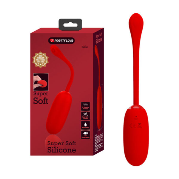 Pretty Love Super Soft Silicone Julius Egg Vibrator Red BI 014653 2 6959532334746 Multiview.jpg