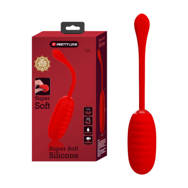 Pretty Love Super Soft Silicone Kirk Egg Vibrator Red BI 014654 2 6959532334722.jpg